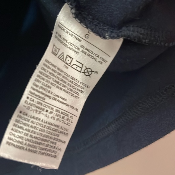 Banana Republic Polo Timeless tee intemporel shirt polo Navy large - Picture 3 of 7